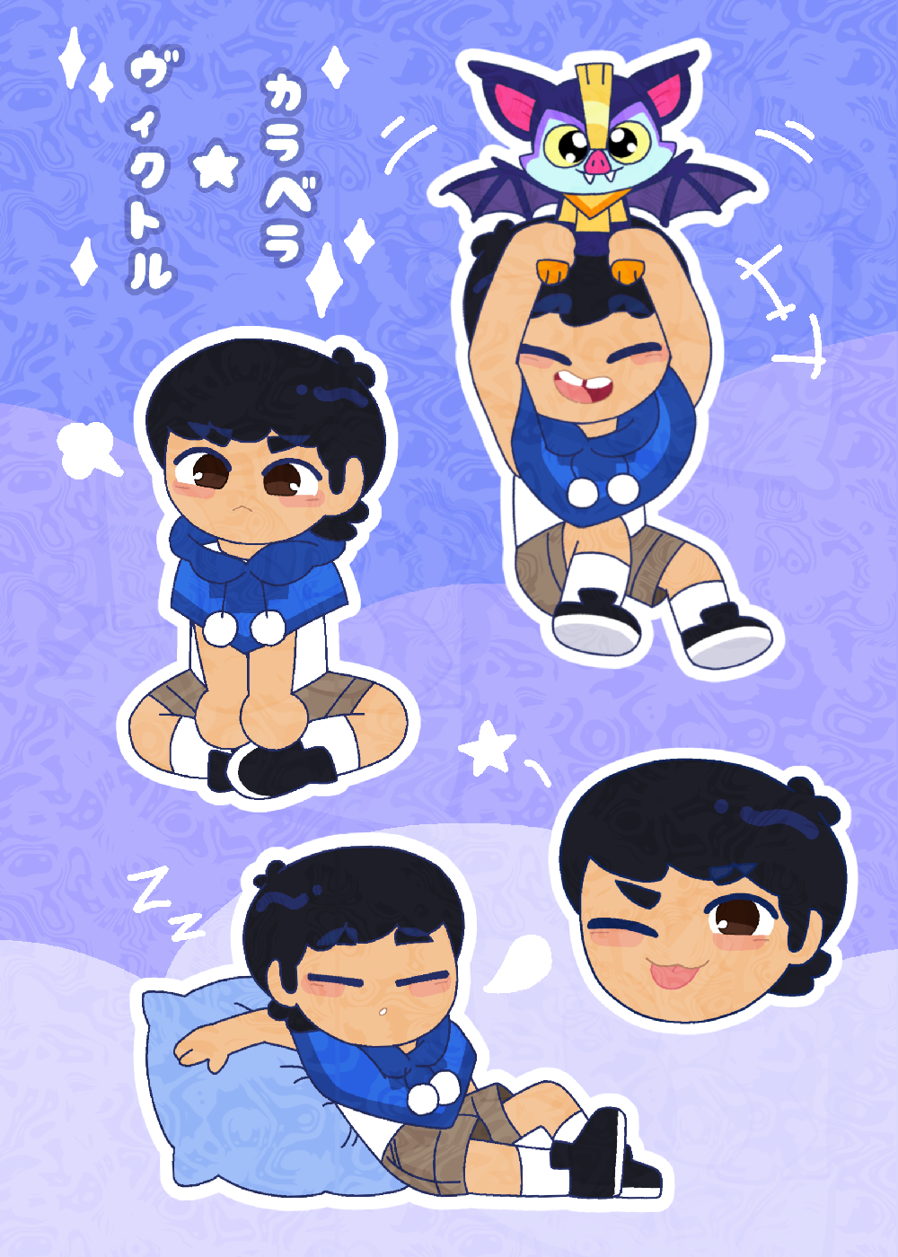 Victor Calavera Sticker Sheet